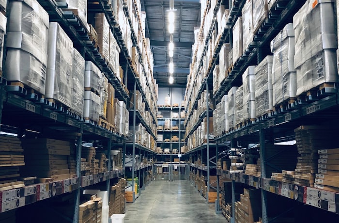Factory and warehouse under industrial surveillance